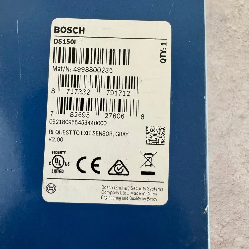 Bosch security ds150i
